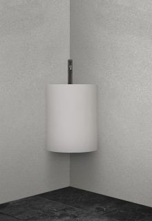 Подвесная раковина ABBER Stein AS2625 42см белый матовый